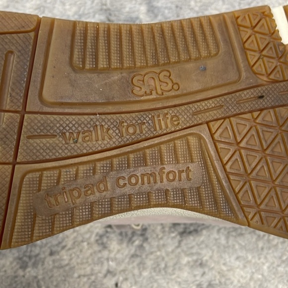 SAS TMV Walking Sneaker Hook and Loop Straps Comfort Taupe Sz 9 - Picture 12 of 12